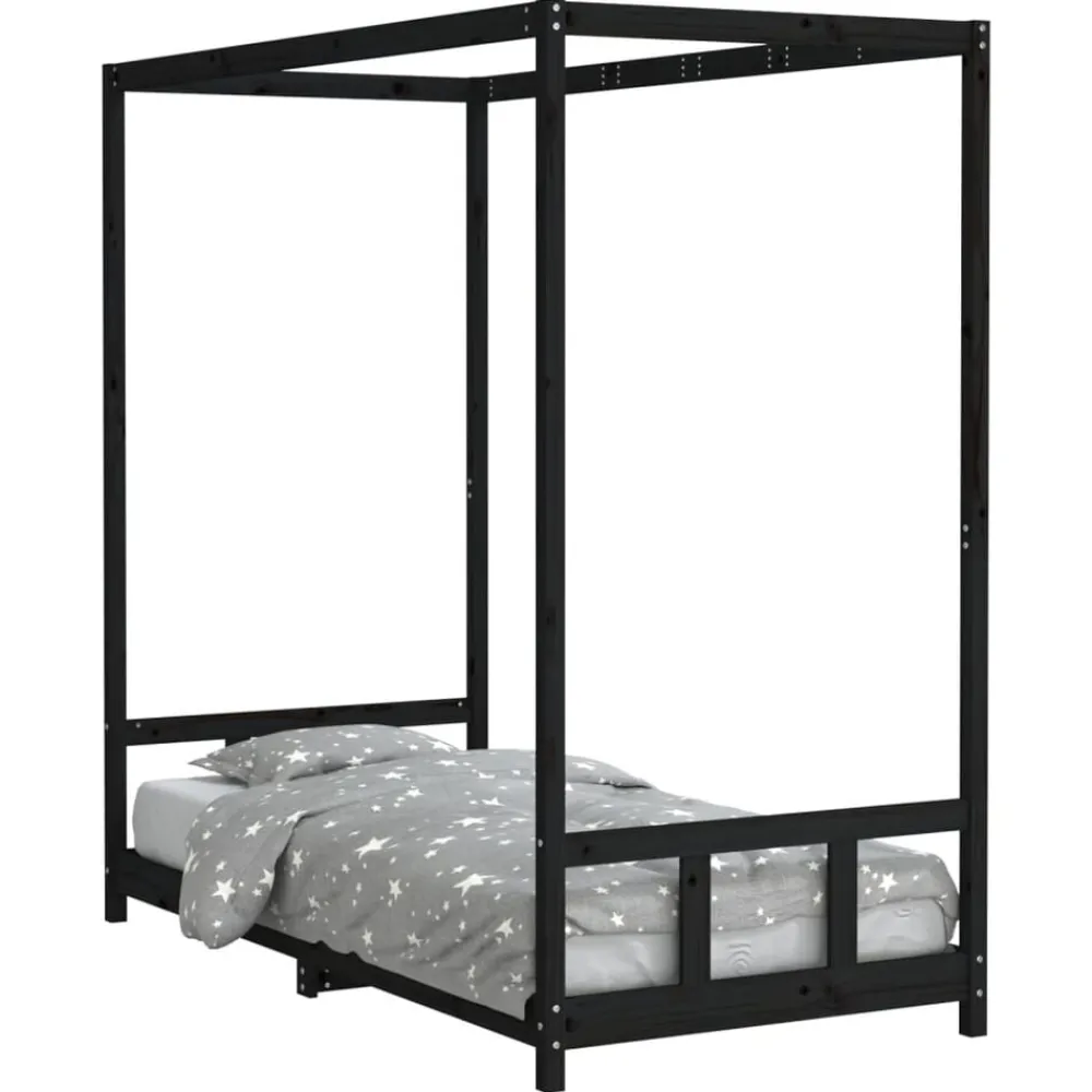 vidaXL Cadre de lit pour enfants 90x190 cm bois de pin massif