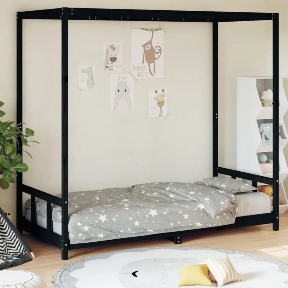 vidaXL Cadre de lit pour enfants 90x190 cm bois de pin massif