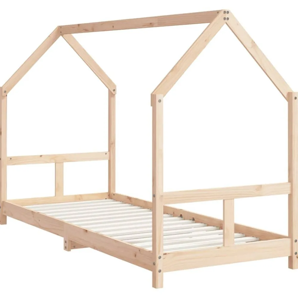 Mobilier Pour Bébés & Tout-Petits-vidaXL Cadre de lit pour enfants 80x200 cm bois de pin massif Naturel