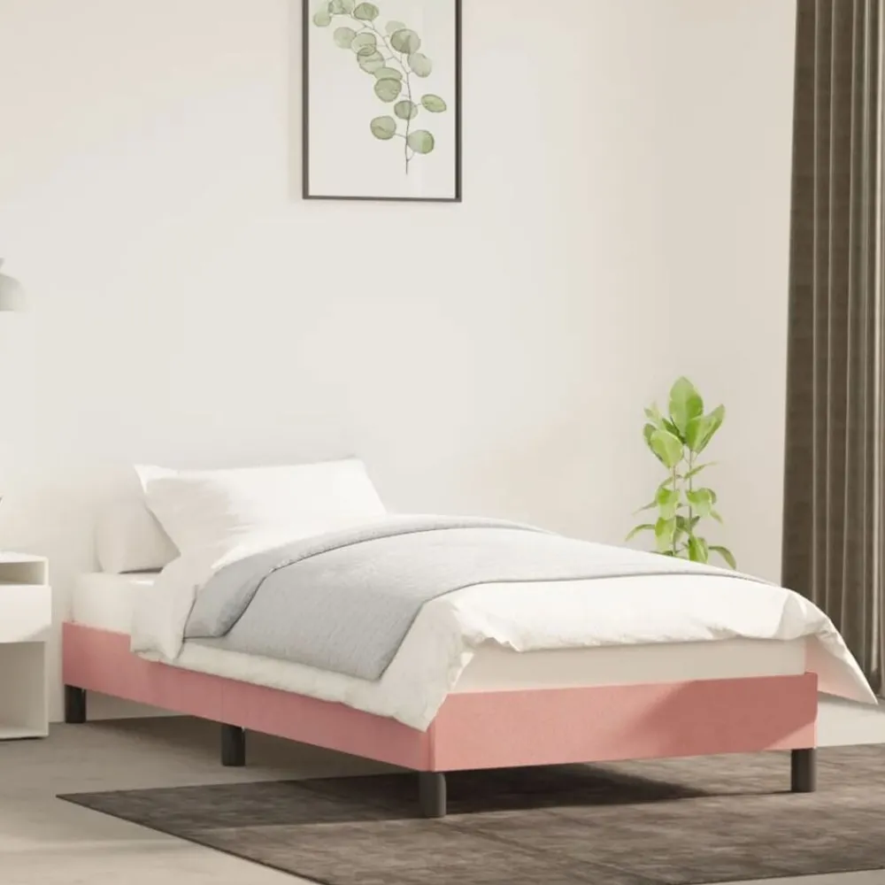 vidaXL Cadre de lit sans matelas 80x200 cm velours