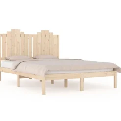 vidaXL Cadre de lit sans matelas bois massif
