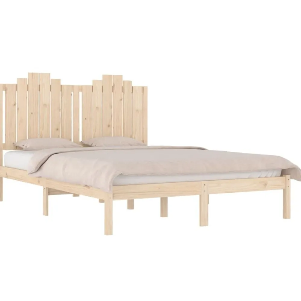 vidaXL Cadre de lit sans matelas bois massif