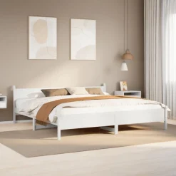 vidaXL Cadre de lit sans matelas 180x200 cm bois massif de pin