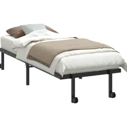 vidaXL Cadre de lit sans matelas pliable 75x190 cm acier
