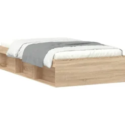 vidaXL Cadre de lit sans matelas chêne sonoma 90x200 cm