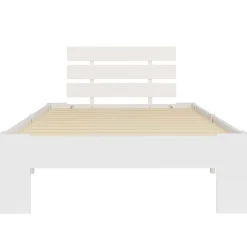 vidaXL Cadre de lit sans matelas bois de pin massif 90x200 cm