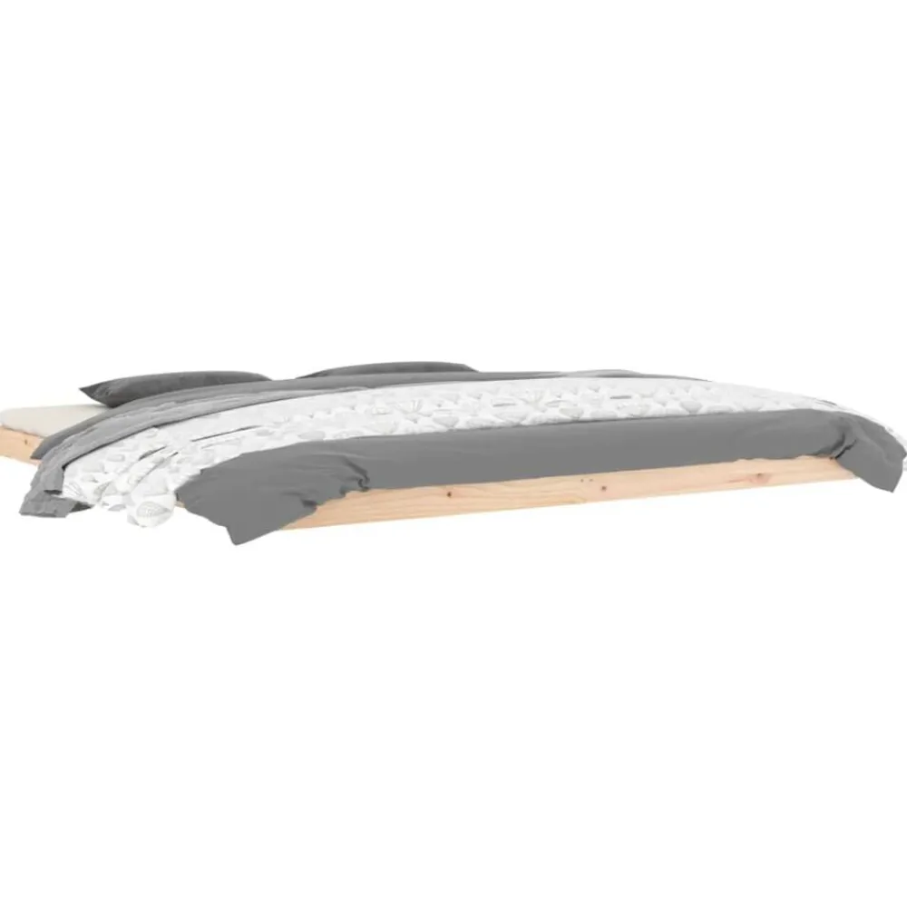vidaXL Cadre de lit sans matelas 200x200 cm bois massif de pin