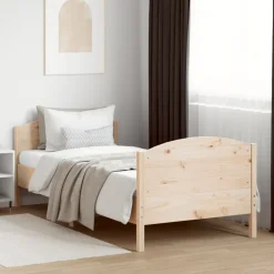 vidaXL Cadre de lit sans matelas 100x200 cm bois massif de pin