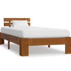 vidaXL Cadre de lit sans matelas Bois pin massif 90x200 cm