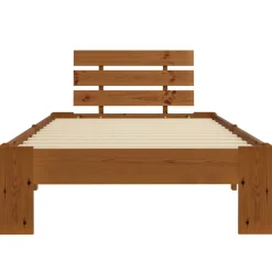 vidaXL Cadre de lit sans matelas Bois pin massif 90x200 cm