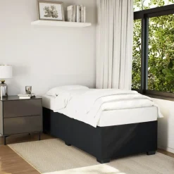 Lits & Accessoires-vidaXL Cadre de lit sans matelas 80x200 cm velours Noir
