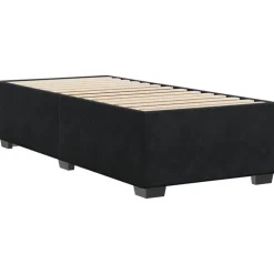 Lits & Accessoires-vidaXL Cadre de lit sans matelas 80x200 cm velours Noir