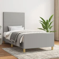 vidaXL Cadre de lit sans matelas 80x200 cm tissu