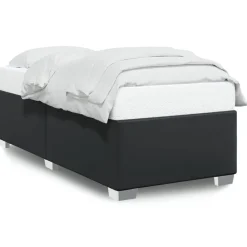 Lits & Accessoires-vidaXL Cadre de lit sans matelas 80x200 cm similicuir Noir