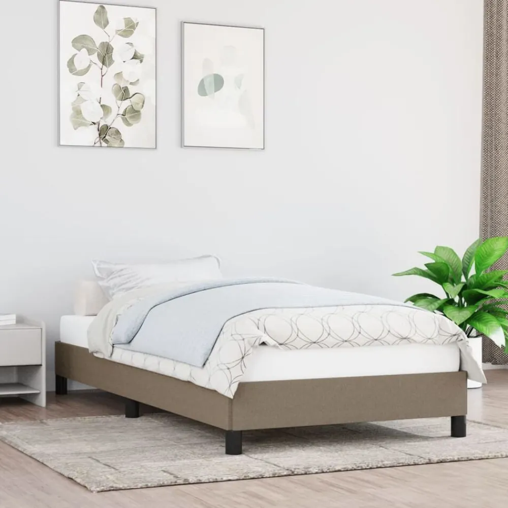 vidaXL Cadre de lit sans matelas 80x200 cm tissu