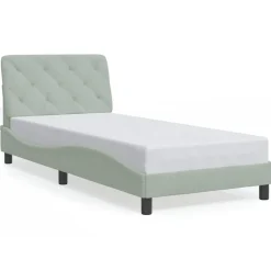 vidaXL Cadre de lit sans matelas 80x200 cm velours