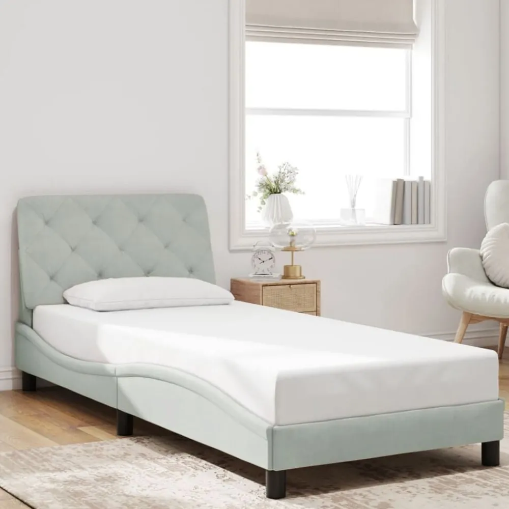 vidaXL Cadre de lit sans matelas 80x200 cm velours