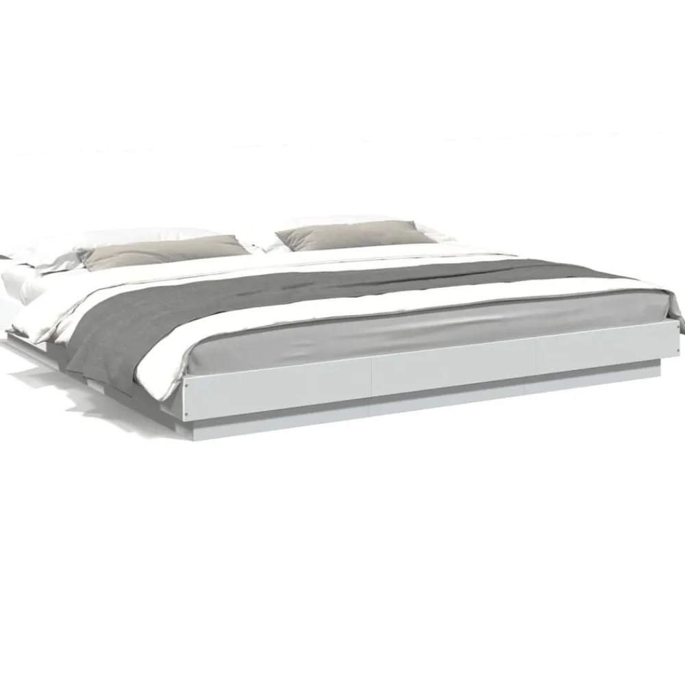 vidaXL Cadre de lit sans matelas 200x200 cm