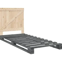 vidaXL Cadre de lit sans matelas 90x200 cm bois de pin massif