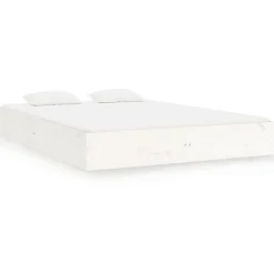 vidaXL Cadre de lit sans matelas bois massif 200x200 cm