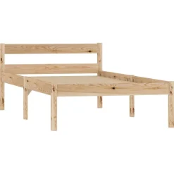 vidaXL Cadre de lit sans matelas bois massif de pin 100x200 cm