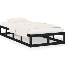 vidaXL Cadre de lit sans matelas 90x200 cm bois massif