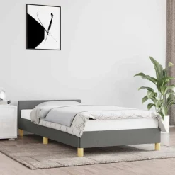 vidaXL Cadre de lit sans matelas 80x200 cm tissu