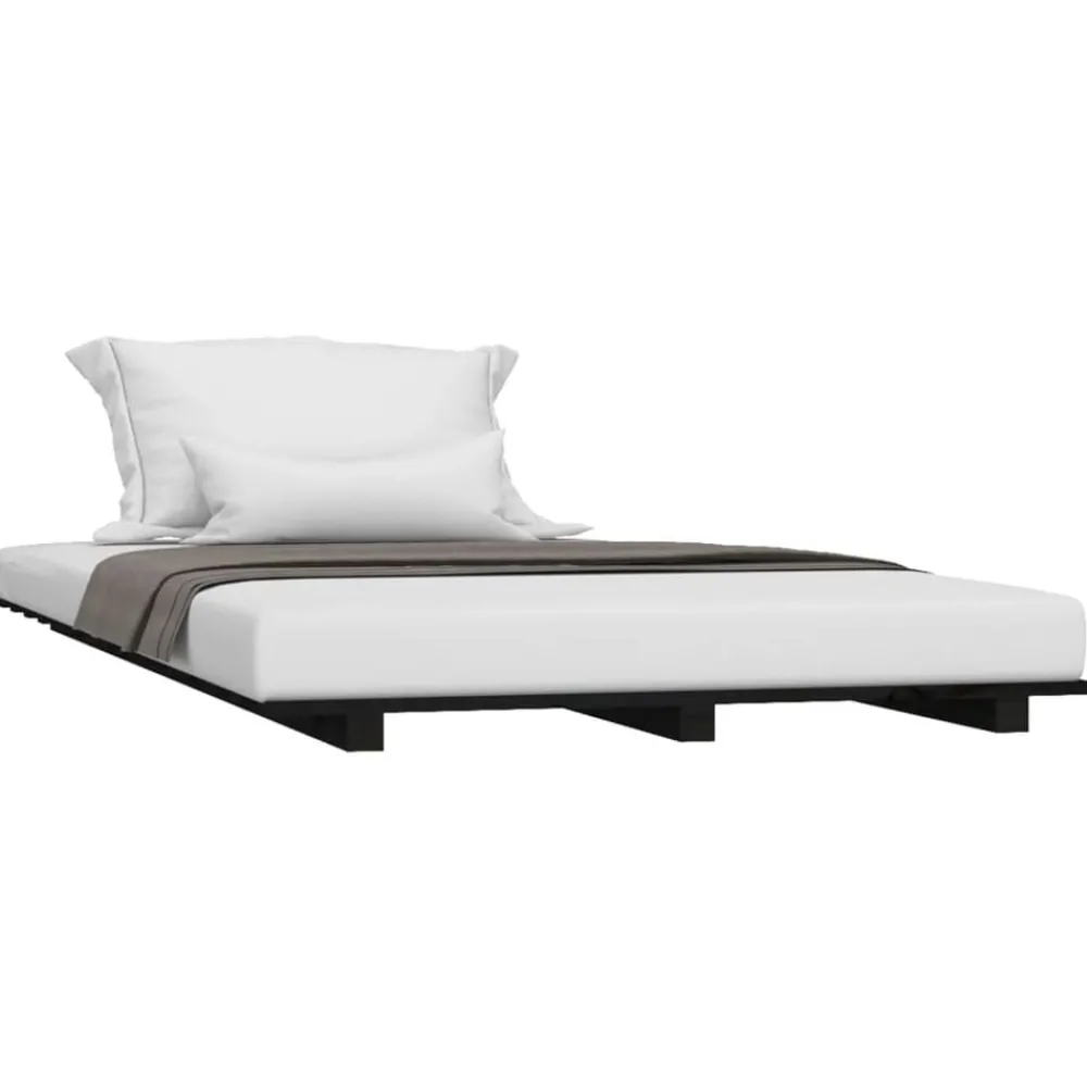 vidaXL Cadre de lit sans matelas 100x200 cm bois massif de pin