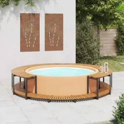 vidaXL Cadre de spa 273x53 cm bois d'acacia massif