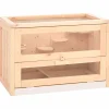 Articles Pour Animaux De Compagnie-vidaXL Cage à hamster 60x35,5x42 cm bois massif de sapin