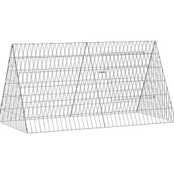 vidaXL Cage à poules Argent 110 x 55 x 55 cm Acier galvanisé