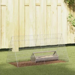 vidaXL Cage à poules Argent 110 x 55 x 55 cm Acier galvanisé