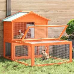 Articles Pour Animaux De Compagnie-vidaXL Cage pour animaux Bois