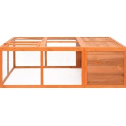 Articles Pour Animaux De Compagnie-vidaXL Cage pour animaux de jardin 150x100x50 cm Bois de sapin massif
