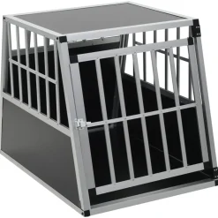 Articles Pour Animaux De Compagnie-vidaXL Cage pour chien avec une porte 65 x 91 x 69,5 cm