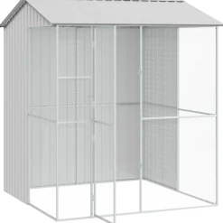 vidaXL Cage pour oiseaux 215 x 210 x 247 cm Acier galvanisé