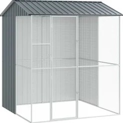 vidaXL Cage pour oiseaux 215 x 210 x 247 cm Acier galvanisé