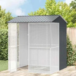 vidaXL Cage pour oiseaux 215 x 210 x 247 cm Acier galvanisé