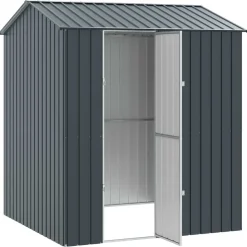 vidaXL Cage pour oiseaux Anthracite 215 x 210 x 247 cm Acier galvanisé