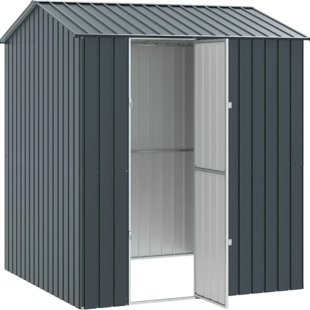 vidaXL Cage pour oiseaux Anthracite 215 x 210 x 247 cm Acier galvanisé