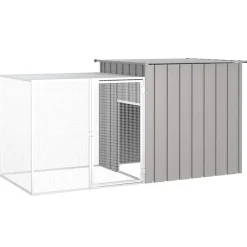 vidaXL Cage pour poules 200x91x100 cm Acier galvanisé