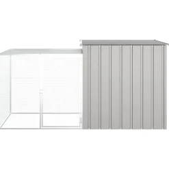 vidaXL Cage pour poules 200x91x100 cm Acier galvanisé