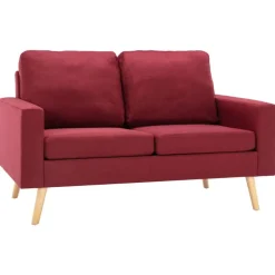 vidaXL Canapé à 2 places Tissu