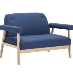 vidaXL Canapé à 2 places Tissu