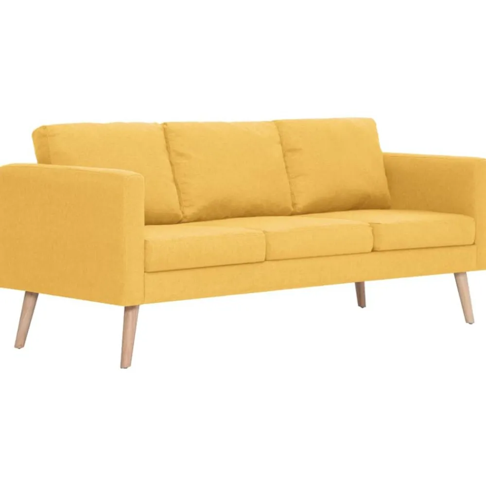 vidaXL Canapé à 3 places Tissu