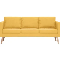 vidaXL Canapé à 3 places Tissu