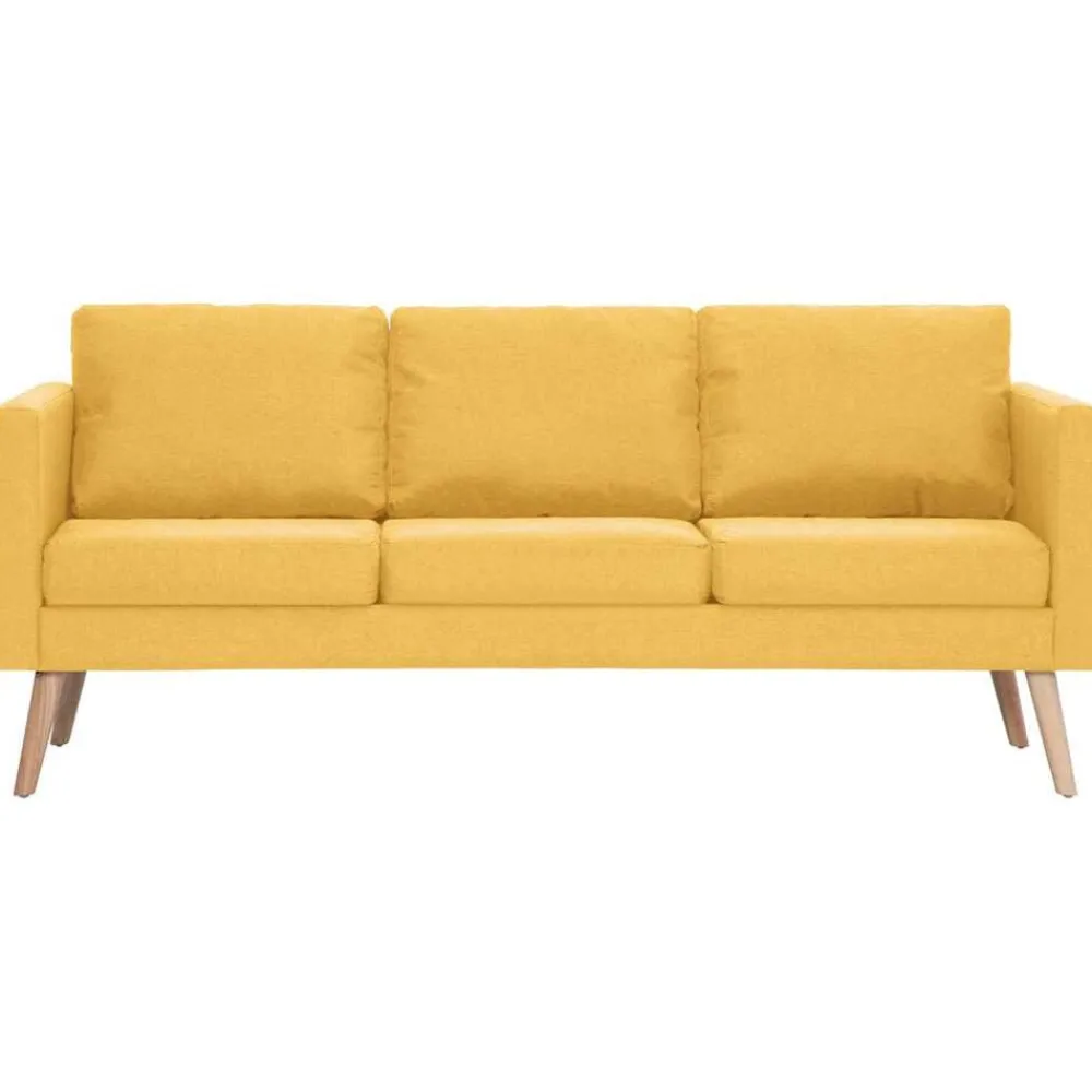 vidaXL Canapé à 3 places Tissu