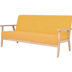 vidaXL Canapé à 3 places Tissu