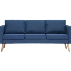 vidaXL Canapé à 3 places Tissu