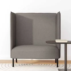 vidaXL Canapé à Haut Dossier 101cm tissu